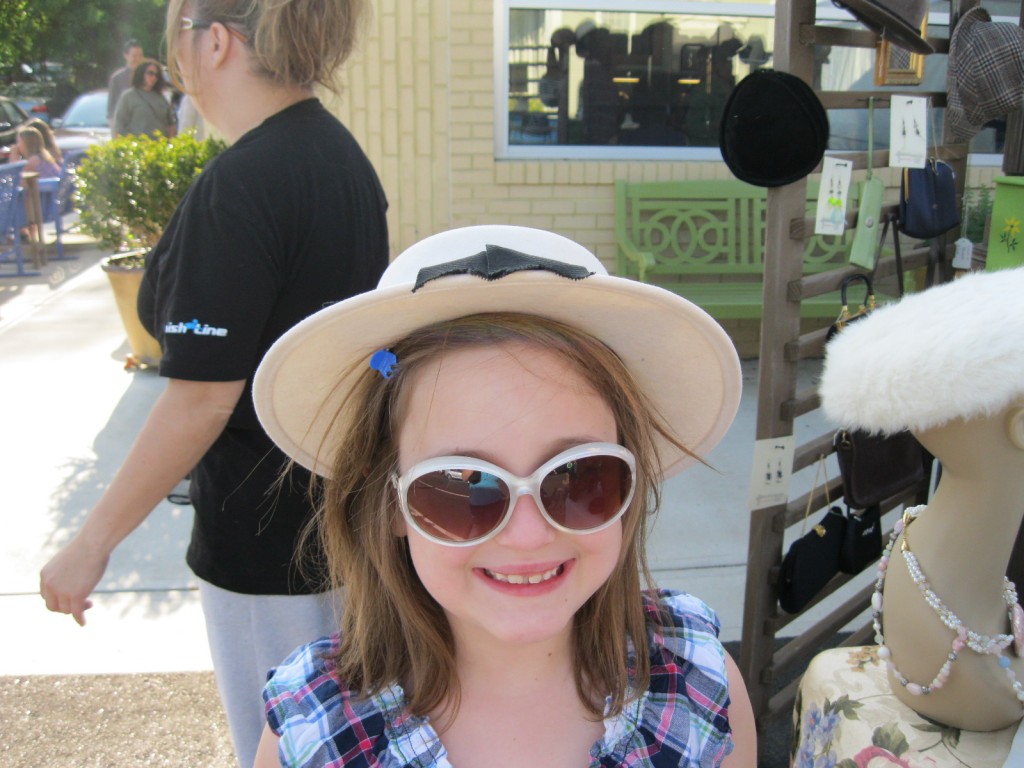 Proud new to her hat lover Rylee Grace